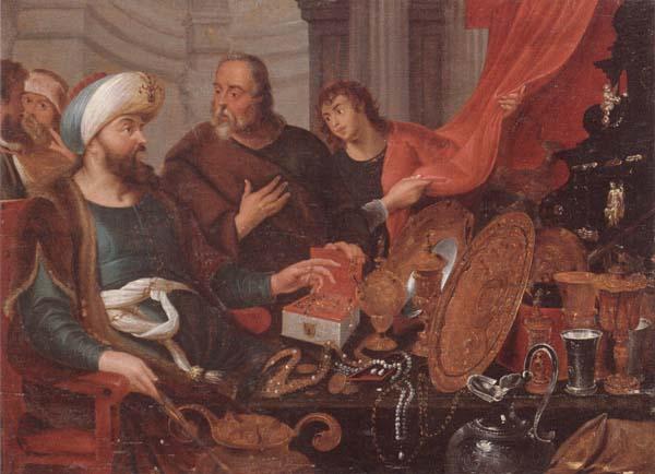 unknow artist Croeseus showing Solon his Riches Sweden oil painting art